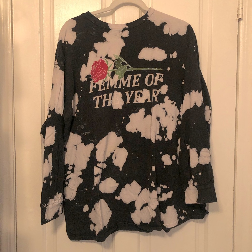 Bleach Tie Dye Long Sleeve